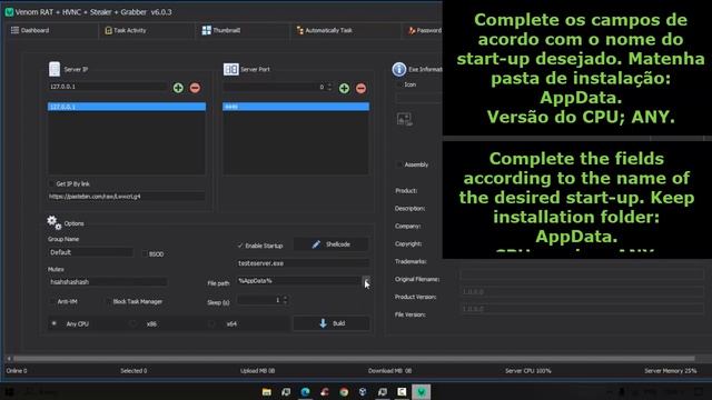 VENOM RAT 6.0.3 | BUILD + SOURCE CODE смотреть онлайн