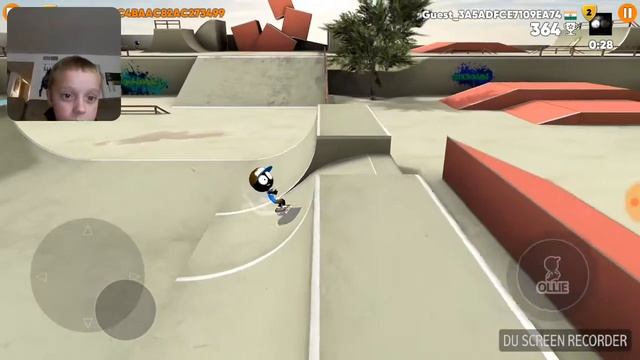 Stickman Skate Battle HD on Android Gameplay смотреть онлайн