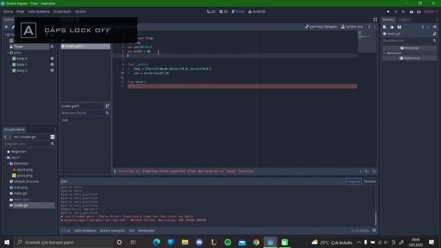 Godot Engine Ders 1 ? Snake Game Yılan Oyunu Detaylı ve Basit Türkçe смотреть онлайн