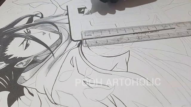 #4 Byakuya (Bleach) | STEP BY STEP Anime Drawing #shorts#drawing#art#artist#anime#bleach#like#share смотреть онлайн