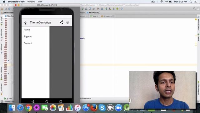 Learn how to add a Toggle Button to the Navigation Drawer смотреть онлайн