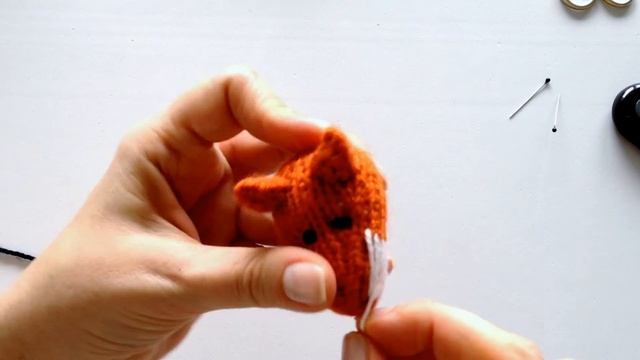 Оформление мордочки у вязаной игрушки смотреть онлайн