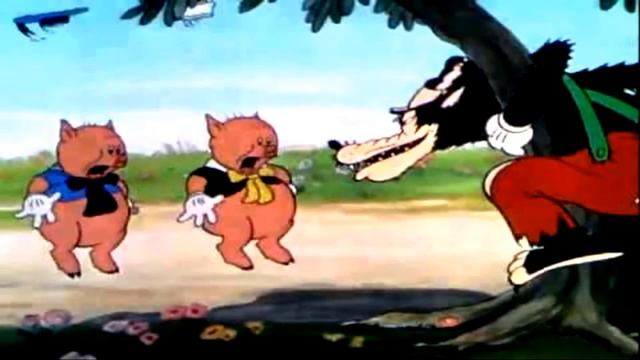 сказка-мультик три поросенка