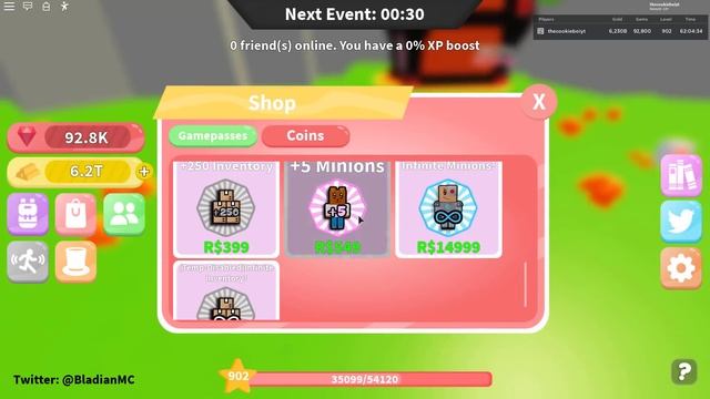 Я ПОТРАТИЛ 2500 РОБАКСОВ НА НОВОЕ ОБНОВЛЕНИЕ В СИМУЛЯТОР МИНЬОНА! ROBLOX SIMULATOR смотреть онлайн