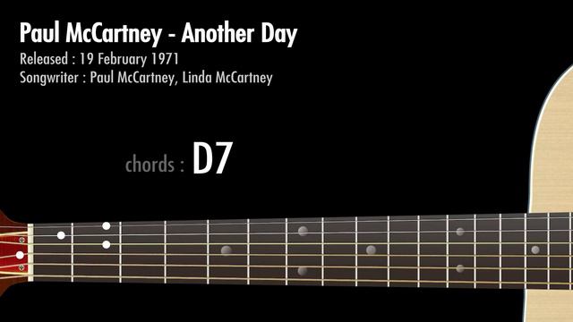 Another Day - Paul McCartney / Guitar Chords смотреть онлайн