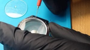 Замена стекла в часах ориент.