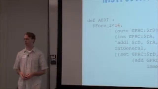 2008 LLVM Developers’ Meeting: D. Gohman “CodeGen Overview and Focus on SelectionDAGs” смотреть онлайн