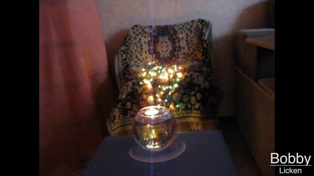 Красивое фото ночной сюжет со свечей и гирляндой на YN-50mm и юпитер 3 смотреть онлайн