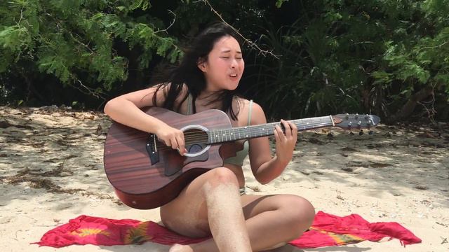 Havana (Camila Cabello) Cover by the beach because vibes ☀️🌅🏝😎🧡 смотреть онлайн