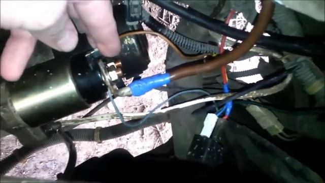Устанавливаем дополнительное реле стартера. смотреть онлайн