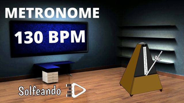 ⏱ METRÓNOMO 130 BPM | 15 minutos para Estudiar con Metrónomo ONLINE Solfeando смотреть онлайн