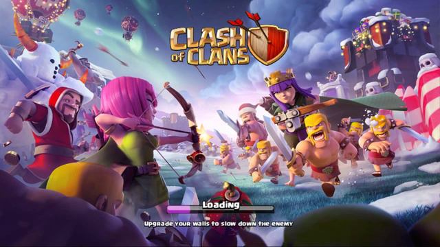 December Clash of Clans loading screen смотреть онлайн
