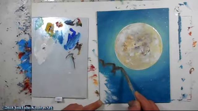Saxophone - Acrylic Painting on Canvas for Beginners смотреть онлайн