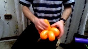 Ромашка из шариков ШДМ. Простой способ.