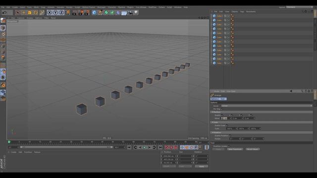 Arrange tool (Cinema 4d quick tips) смотреть онлайн