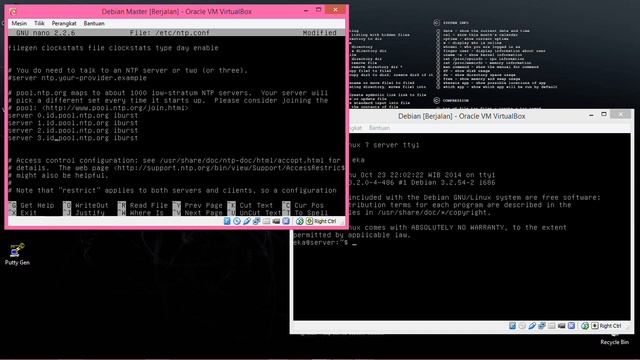 Konfigurasi NTP Server Client (linux) смотреть онлайн