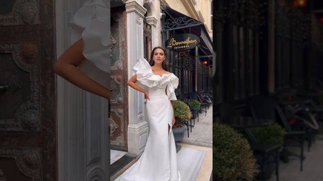 Свадебное платье силуэта рыбка смотреть онлайн