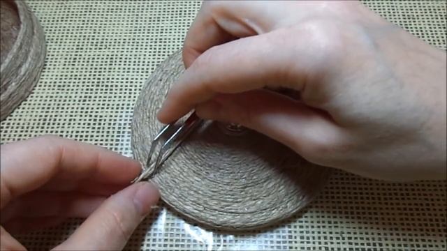 Пластика из джута Джутовая филигрань МК-Шкатулка из коробки декор джутом @evadusheva