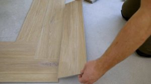 Укладка кварцвинила - коллекции Herringbone. Немецкий SPC елочка "The Floor"