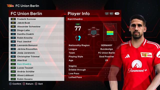 UNION BERLIN 2023/2024 Facepack PES 2021-SPFL2023 смотреть онлайн