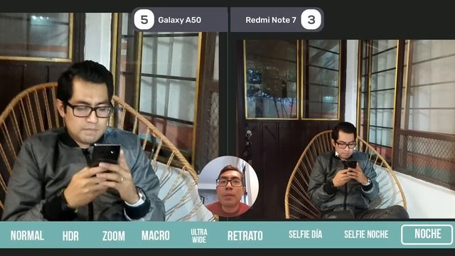 Samsung Galaxy A50 vs Xiaomi Redmi Note 7 | Comparación de cámaras смотреть онлайн