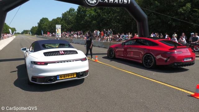 1000HP Mercedes GT63S AMG - DRAG RACING, Insane Turbo Sound, LAUNCH Control! смотреть онлайн