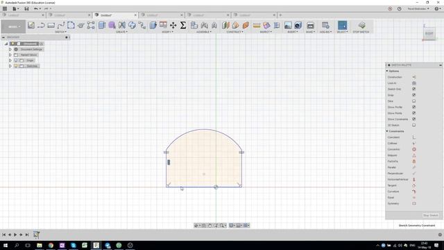 Горизонтальность и вертикальность в эскизах Fusion 360 - Выпуск #135 смотреть онлайн