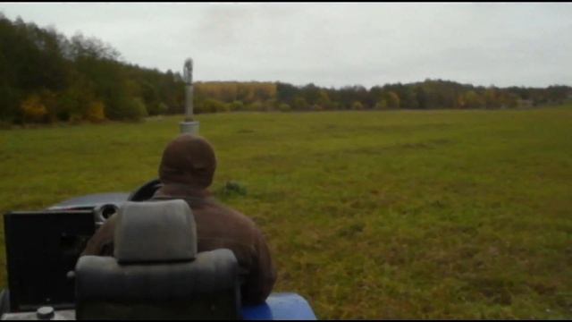 Мой самодельный трактор. Поездка за землёй. смотреть онлайн