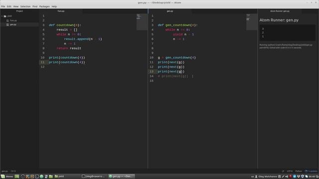 Уроки Python casts #10 - Что такое yield смотреть онлайн