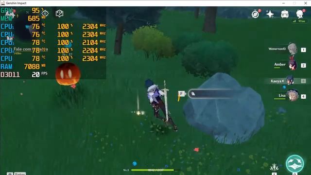 Genshin Impact no Essentials E30 16 ram i3 7020u intel hd 620 смотреть онлайн