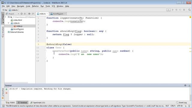 Урок 11 Курс по TypeScript TS Декораторы смотреть онлайн