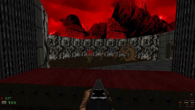 E3M1: Hell Keep - The Ultimate Doom [Все секреты] смотреть онлайн