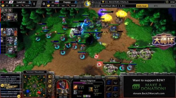 WarCraft 3 CC Master Cup (Happy ) с Майкером