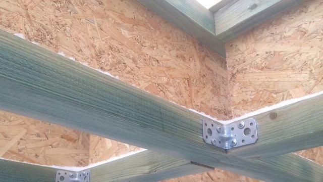 Дом из деревянных двутавровых балок. Облет межэтажного перекрытия смотреть онлайн