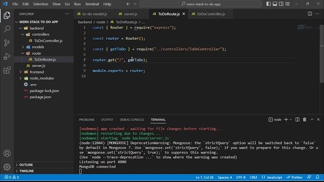 To Do App Backend Project in Bangla with MongoDB Node Express for Beginner | বেকেন্ড বংলা প্রজেক্ট смотреть онлайн