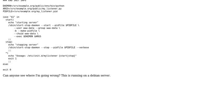 DevOps & SysAdmins: Running python script as a daemon in debian смотреть онлайн