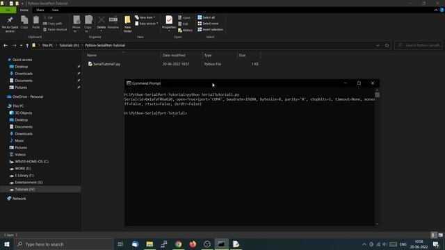 Serial Port Communication between PC and Arduino using Python 3 and PySerial Tutorial for Beginner смотреть онлайн