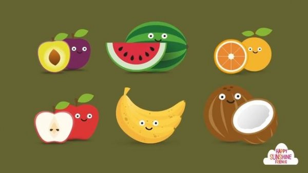 Fruit Song (Fun & Educational Learning Flash Card Video)