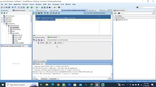 Dependent LOV in Oracle ADF смотреть онлайн