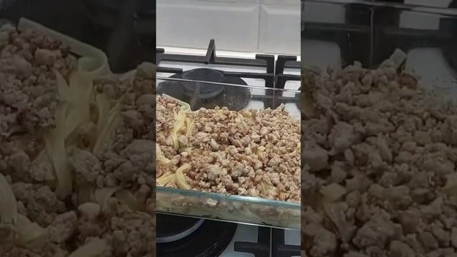 Гнёзда из макарон с фаршем #рецепт #готовим смотреть онлайн