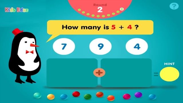 Addition With Manipulatives, Basic Math: Counting 1 - 15, Learning Game for Preschool Kids смотреть онлайн