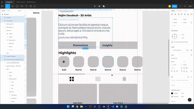 Instagram UI/UX Redesign Using Figma смотреть онлайн