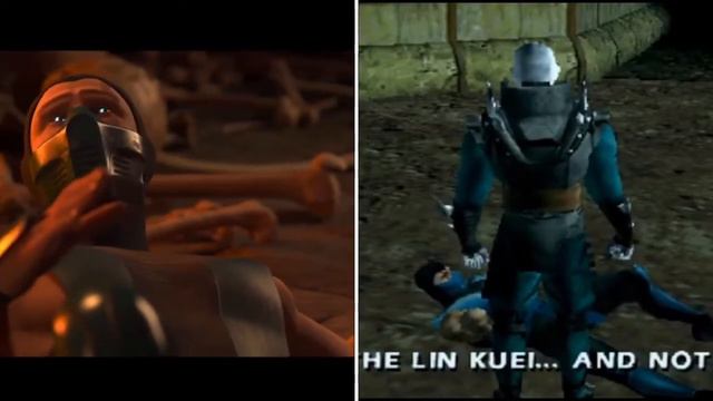 [HD]Mortal kombat 4 remastered -Sub zero ending N64 arcade comparison смотреть онлайн