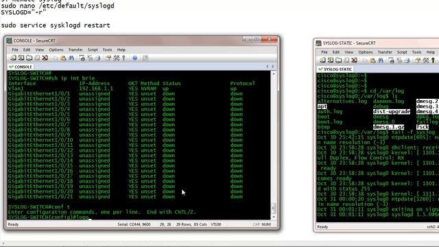 Ubuntu Syslog Setup смотреть онлайн