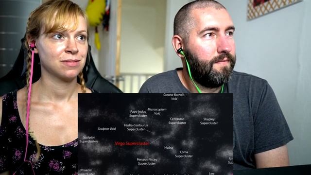 WE'RE SO TINY WE DON'T EVEN MATTER! "How the Universe is Way Bigger Than You Think" Americans REACT смотреть онлайн