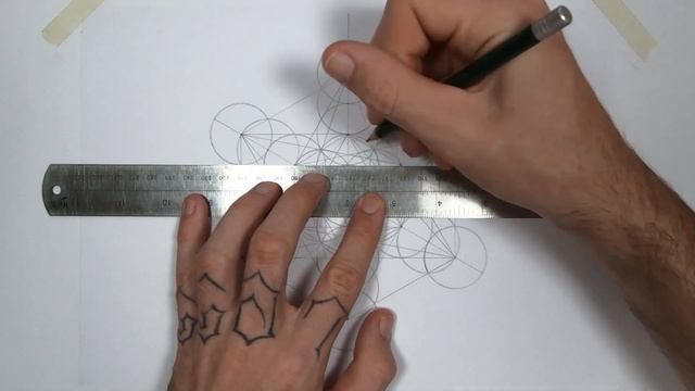 Drawing Metatron's Cube in Real Time | Sacred Geometry Tutorial смотреть онлайн