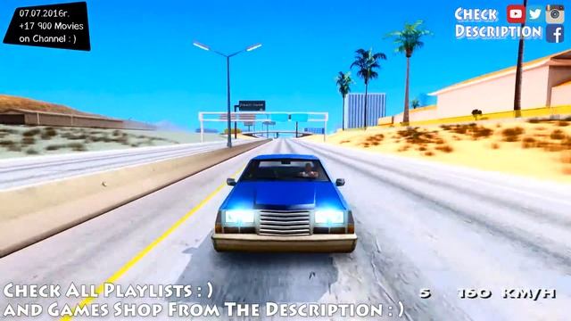 Ford Fairmont from Bully - GTA San Andreas 1440p / 2,7K _REVIEW смотреть онлайн