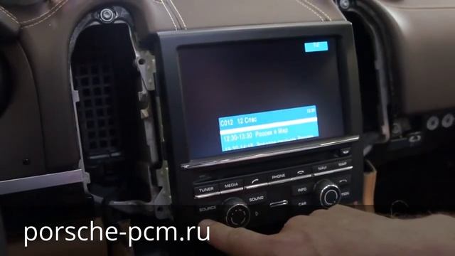 Цифровой тв тюнер DVB T2 c штатным управлением для Porsche Cayenne 958 смотреть онлайн
