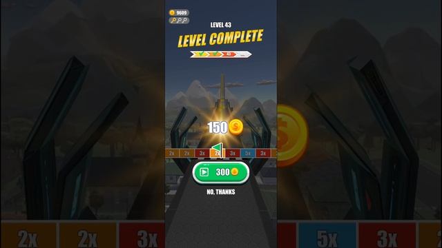 Rolling Ball Sky Escape | 3 Minute Gameplay pt.10 | Level 42-45 смотреть онлайн