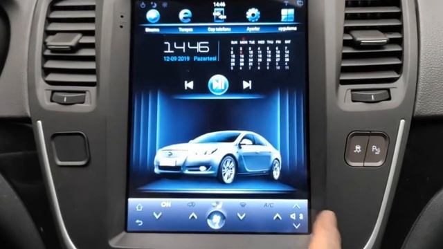 Магнитола в стиле ТЕСЛА для OPEL INSIGNIA смотреть онлайн
